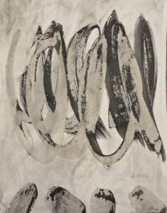 Encre 25-encre sur papier-65x50cm- 2026-encre noire sur papier