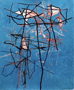 jean-marc-brunet-espace-racineux-XI- 2025-60x50cm-encre-de-chine-pastel sur papier